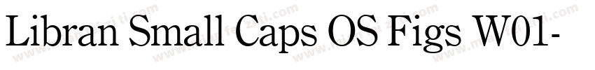 Libran Small Caps OS Figs W01字体转换